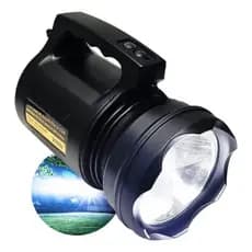 Lanterna LED Portátil Holofote Canhão de Luz 300W Recarregável Spot FLASH LIGHT LE-8312