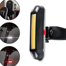 Lanterna de Bike LED Sinalizador luz Traseira Farol Segurança Sinal de alerta