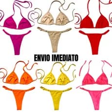 Biquíni Marquinha de Fita Fio Dental Cortininha Verão