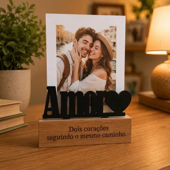 Suporte de Foto com Frases 12cm