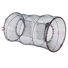 Armadilha Pesca Covo Com Mola Traira Bagre Tilápias Lambaris 33X60CM