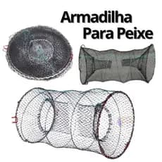 Armadilha Para Pesca Covo Com Mola Traira Bagre Tilápias Lambaris