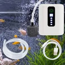 Compressor De Ar Oxigênio Para Aquário Com Bateria De Lítio Recarregável Compressor De Pesca usb
