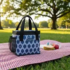 Bolsa Térmica Bolso Lateral Trabalho Passeio Fitness C/ Alça