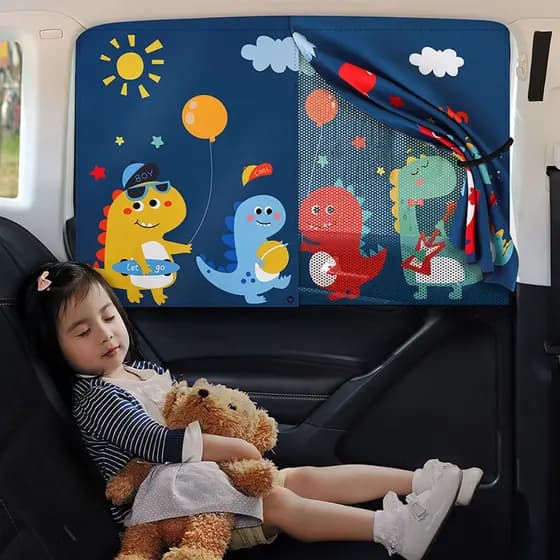 Cortina Magnética Proteção Solar Infantil para Carro Tampa Sol Bebê