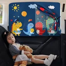 Cortina Magnética Proteção Solar Infantil para Carro Tampa Sol Bebê