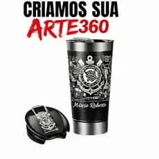 Copo Térmico Personalizado 360º – Laser – Nome/Logo – 473ml – Brinde Corporativo – Presente