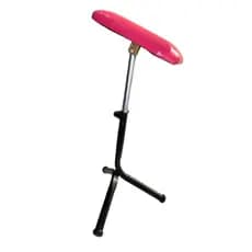 Tripé para Suporte de pés Rosa para Manicure e Pedicure com Regulagem de Altura
