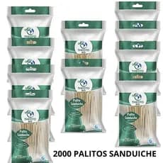 2000 Palitos Sanduiche Theoto Canapés Aperitivos de Frios (10 pcts)