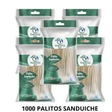 1000 Palito Sanduiche Canapés Aperitios de Frios (5 pct)