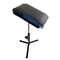 Tripé para Suporte de pés p/ Manucire e Pedicure Preto com Regulagem de Altura