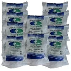 100 Lençol P/Maca TNT Econômico Descartável 2,00x0,90 Branco C/Elástico Flexpell