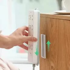 Suporte Para Filtro De Linha Parede Roteador Sem Furo Fixador Adesivo Multiuso