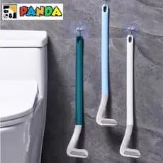 Escova Sanitária Golfe Silicone Com Adesivo Para Parede Limpar Vaso Privada Banheiro Toalete