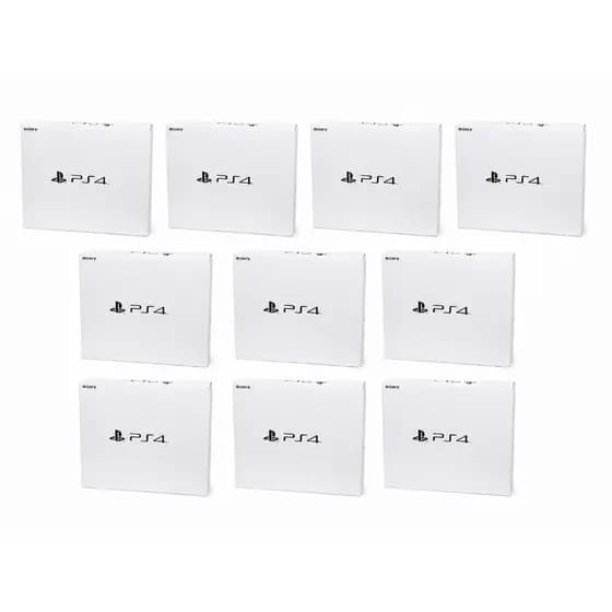 10 caixas vazias branca para playstation 4 Slim Fat e Pro