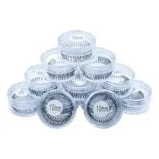 Kit 12 Cílios Tufo No Pot Extensão Tufinho 8mm, 10mm E 12mm