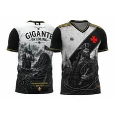 CAMISA, CAMISETA, BLUSA GIGANTE DA COLINA GOLA V PROTEÇAO UV50+
