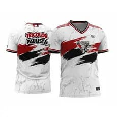 CAMISA, CAMISETA, BLUSA TRICOLOR PAULISTA, DRYFIT UV50+