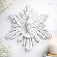 Imagem Divino Espírito Santo decorativo 18cm