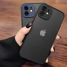 Capa De Telefone Amortecedora De Silicone À Prova De Choque Para iPhone 16 15 14 13 12 11 Pro Max Transparente Fosco