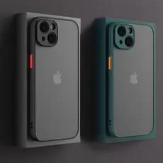 Estojo À Prova De Choque Para iPhone , Rígido Transparente Modelos 15 14 13 12 11 Pro Max Plus Mini XR XsMax 7 8 Plus SE