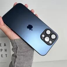 AG Estojo Original De Vidro Fosco Texturizado Para iPhone 15 Plus 14 13 12 11 Pro 14 15 Max Proteção Da Lente HD Completo