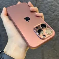 Capa De Híbrida De Vidro Fosco AG Para iPhone 15 14 13 12 Pro Max Proteção Total Da Lente Câmera Fosca À Prova De Choque