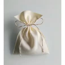 10 Saquinho Tecido Oxford Cru 10X15 Embalagem Lembrancinha Aniversário Casamento Chá de Fralda Panela Cozinha Vela