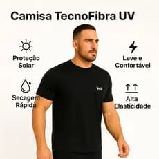 Camiseta Camisa  Masculina Tecnofibra Para Esportes P ao GG