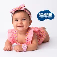Romper Bebê Temático Mesversário Premium + Pulseira Repelente