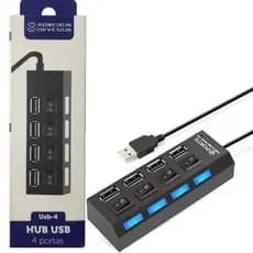 Hub USB Com 4 Portas USB 2.0 - Aoweixun Orvesion