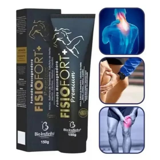 Pomada Fisiofort Preta Premium 150g - Bio Instinto Original