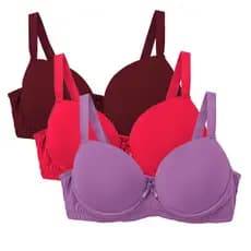 4 Peças Sutiã Com Bojo Básico Sutiã Feminino Sutian Com Bojo Sutiã