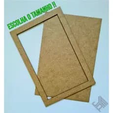 Kit Quadro Moldura Diversos Tamanhos - A4 A5 A6 Mdf 3mm Cru