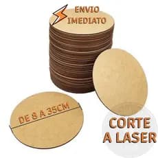 Kit Sousplat Supla Soupla Suplat Mesa Posta Jogo Americano Artesanato Mdf cru