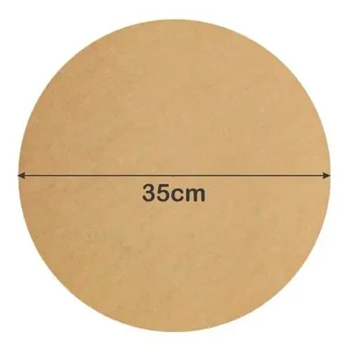 Kit 10 Sousplat 35cm Supla Soupla Suplat Mesa Posta Jogo Americano Artesanato Mdf cru