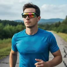 Óculos Esportivo Polarizado UV400 Unisex Ciclismo Corrida Pesca Moto Bike Proteção Solar