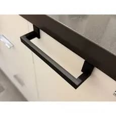 Suporte Porta Toalha de Mão e Pano de Prato para Porta de Armário | Organizador para Cozinha e Banheiro | Plástico