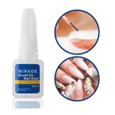 Cola Para Unha Postiça - Original - Cola de Unhas Postiças Tips Gel Acrigel Acrílica Porcelana 10g