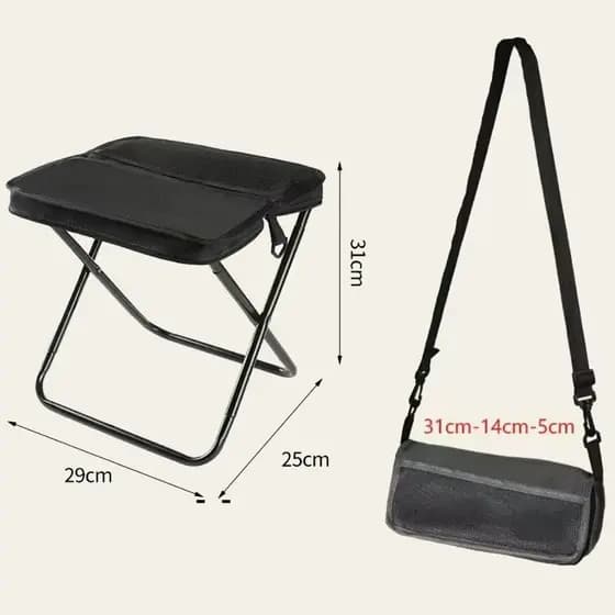 Mochila C/ Cadeira Dobrável, Mini Cadeira Dobrável