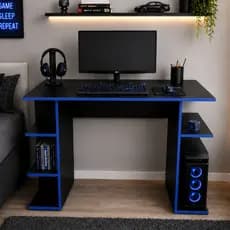 Mesa Gamer Escrivaninha Jogos PC Computador Organizador Multiuso Notebook Escritótio Quarto Cores