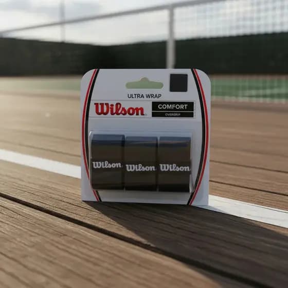 Overgrip Wilson Ultra Wrap - Pack Com 3 Unidades Preto