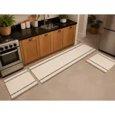 Tapete de Cozinha Montreal 3 Peças Premium - Zuri Decor