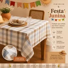 Toalha de Mesa Rústica Premium – Zuri Decor