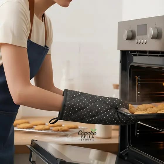 Par de Luva Térmica ou Luva Avulsa Luva  para cozinha forno churrasco assadeira
