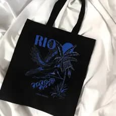 Bolsa Sacola Eco bag Rio Praia Verão Praticidade Espaçosa Nylon Moderna