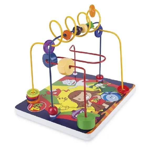 Aramado Turma da Tyta  Brinquedo Colorido Mdf  Imaginação