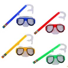Kit Mergulho Snorkel Óculos Máscara Piscina Praia Banho Natação Infantil