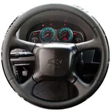 Capa de Volante Costurada Premium S10 Executive Kit agulha cola e linha