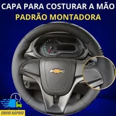 Capa Revestimento de Volante Costurada Onix/ Prisma até 2019